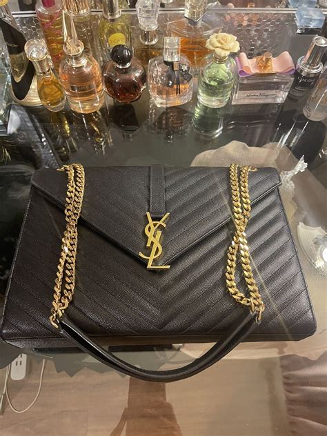 large envelope ysl|YSL envelope bag review.